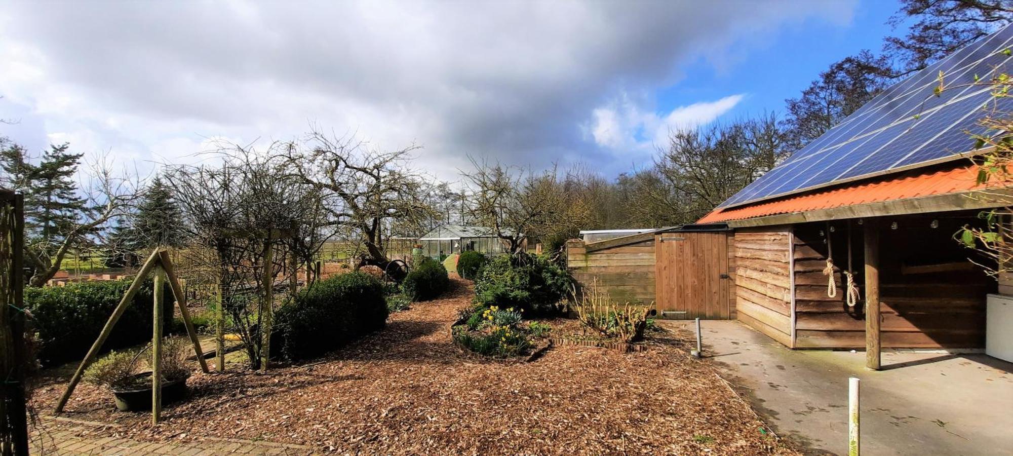 Appartement 2 Met Terras Aan De Tuin Van Op De Roemte Baflo Buitenkant foto